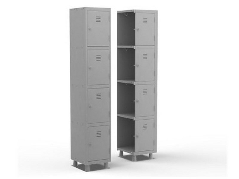 Roupeiro de Aço Montável Porta Pequena