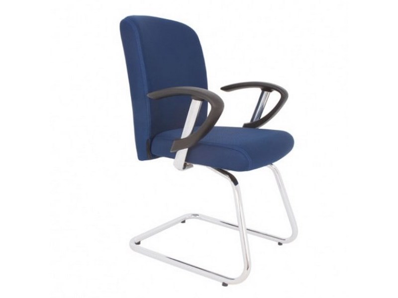 Poltrona ST Office 30 CB Cromada Fixa (Interlocutor)