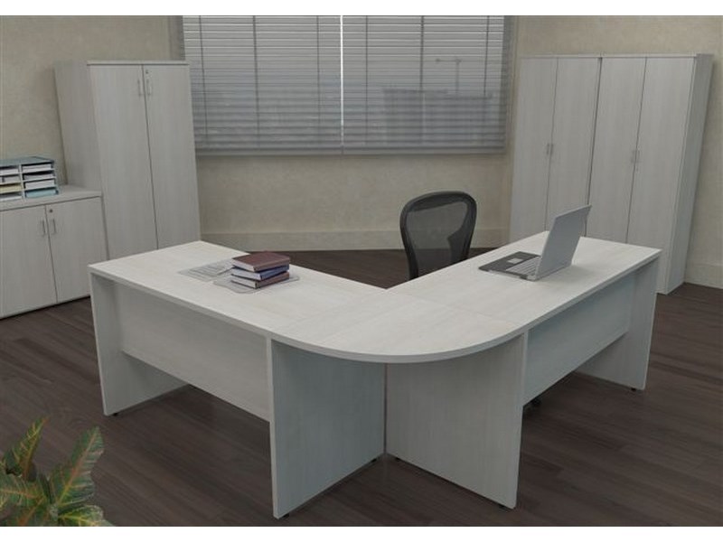 Mesa Corporativa pé Painel BL