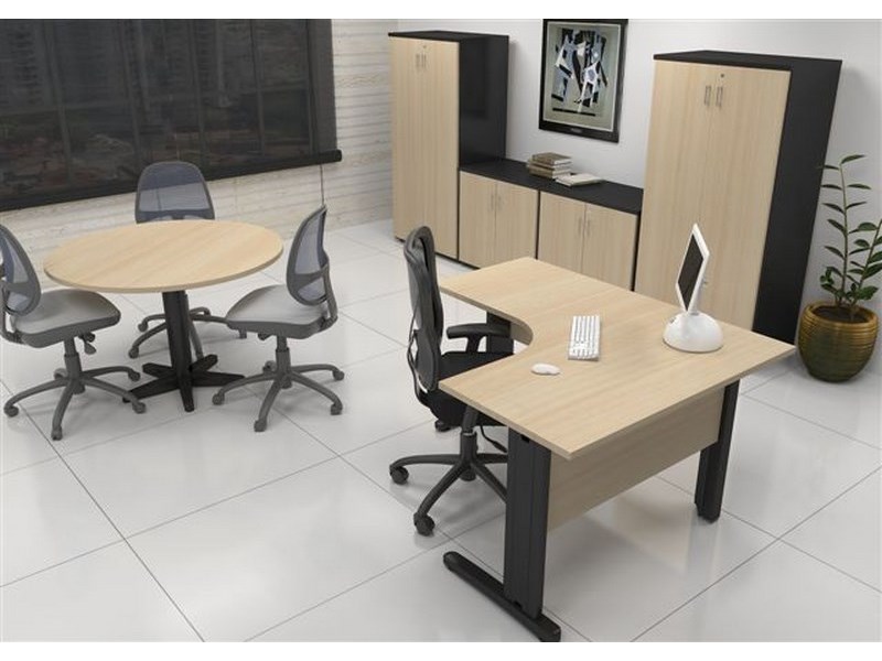 Mesa Corporativa pé Aço BL 2