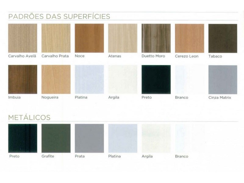 Padrão de Cores Superficie